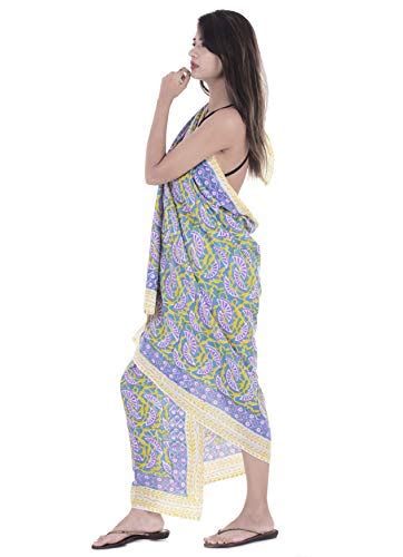 Buy Handicraft-Palace Lemon Printed Cotton Beautiful Wrap Women's ...