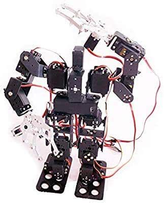 15DOF Biped Robot, Leg Robot Servo Motor Metal Bracket (NO Servo ...