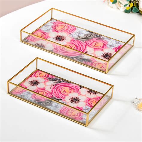 Nested Tropical Decorative Trays Set Of 2 Online - Premium Decorative ...