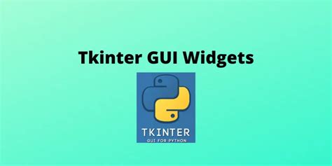 Python Tkinter Widgets 的图像结果