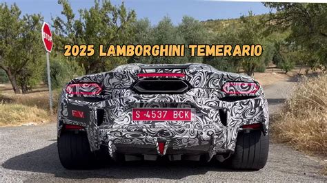 New Lamborghini Temerario Makes Flat-Plane Crankshaft V8 Noises, Packs ...