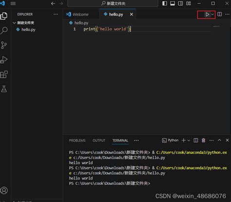 Executer Python Windows vs Code 的图像结果