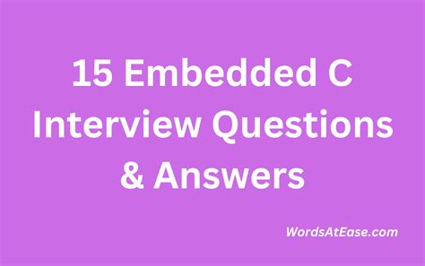 Interview Questions for Embedded C 的图像结果