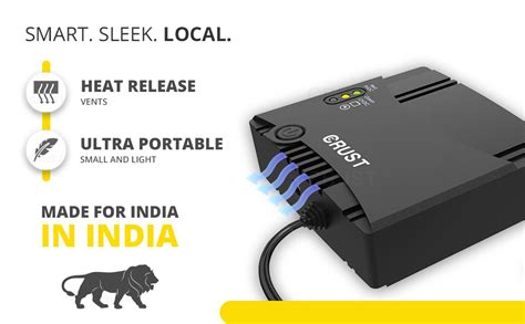 CRUST Smart Mini UPS for WiFi Router and Modem. Upto 4 Hours Power ...