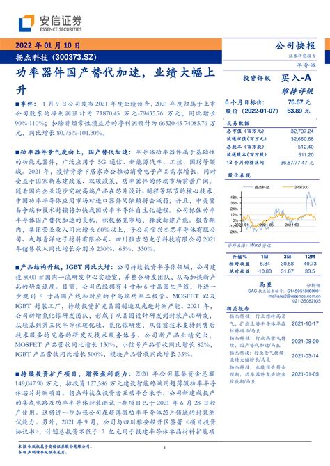 扬杰科技(300373.SZ)年报推10派0.88元 股权登记日5月20日