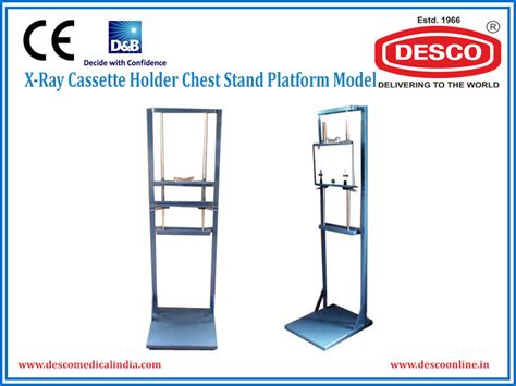 X-Ray Cassette Holder Chest Stand Platform | Desco