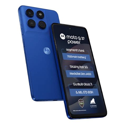 Buy Motorola G37 Power 5G 8 GB RAM 128 GB Pantone Nautical Blue Mobile ...