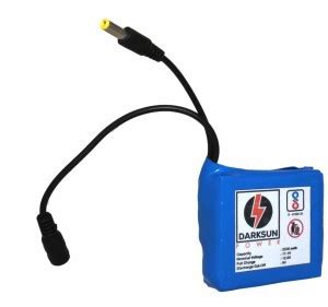 SunRobotics DarkSun Power 18650 Li-Ion 12v Protected Battery Pack Power ...
