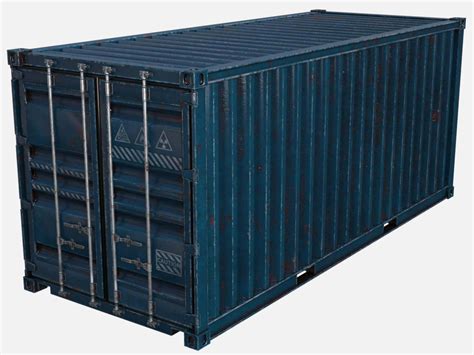 Shipping Container - 3D Model by BenMalert