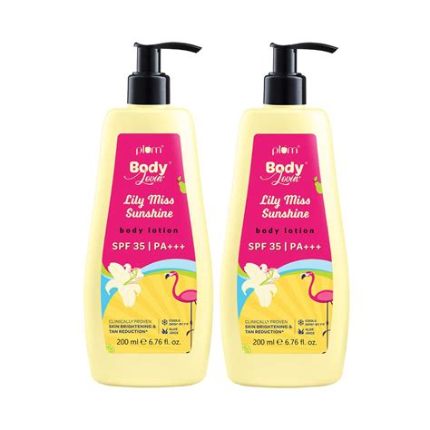 Plum Body Lovin' Lily Miss Sunshine Body Lotion With SPF 35 PA+++ Combo
