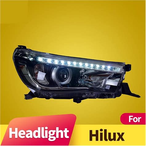 Buy Heaglight Assembly Compatible With Toyota Hilux Revo 2015-2020 ...