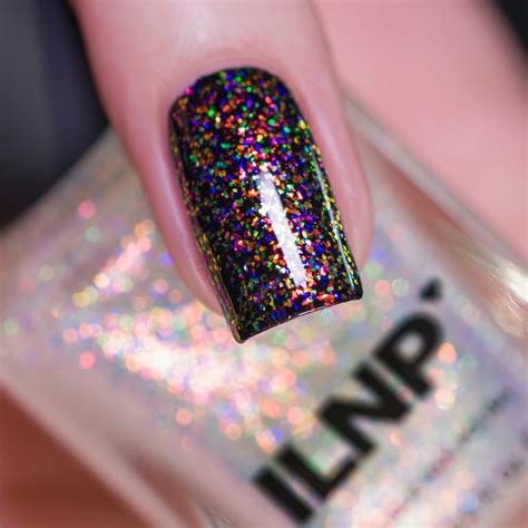 Rainbow Glitter Nail Polish