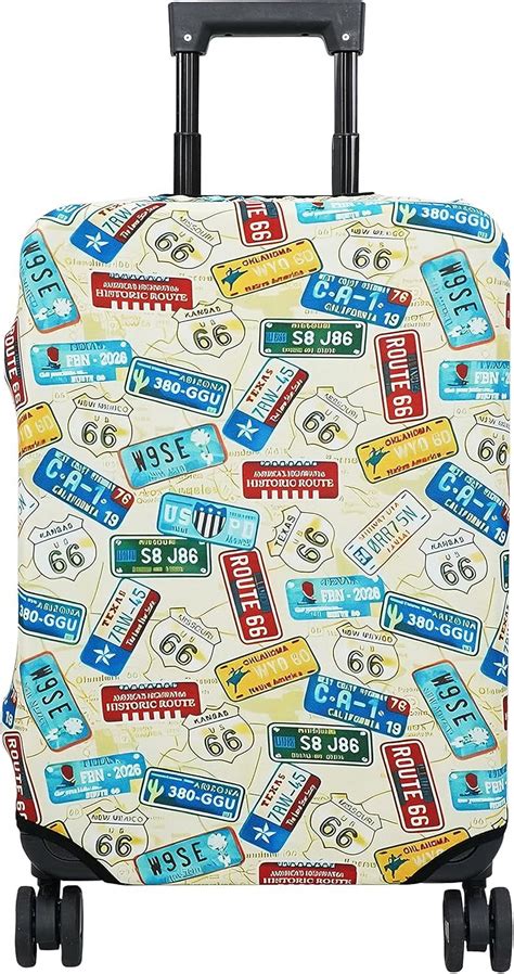 Luggage Cover Approved Travel Suitcase Protector Travel Lables Elastic ...