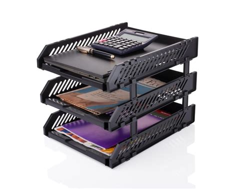 Primelife File Tray Rack ABS Plastics | Foldable Office Desk ...