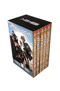 Buy Attack on Titan Season 1 Part 1 Manga Box Set Books Online at ...