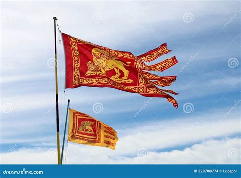 Historical Flags of Republic of Venice, Also Known As Venetian Republic ...