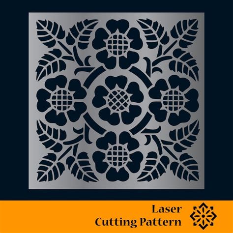 Dekorative Laserschnitt- und CNC-Platten | Premium Vektor