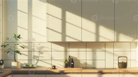 Minimalist kitchen design poster 53279365 Stock Photo at Vecteezy