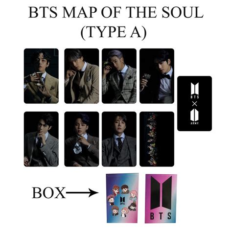 Jual PHOTOCARD MAP OF THE SOUL 7 BTS / BTS MAP OF THE SOUL 7 PHOTOCARD (TYPE A) | Shopee Indonesia