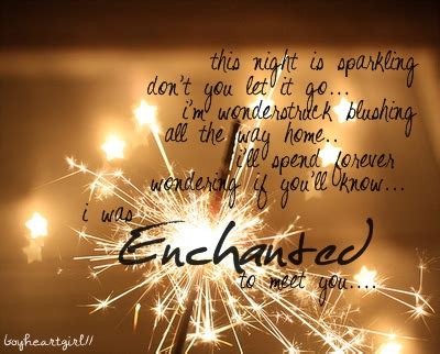 Lyric from the song enchanted by taylor swift | We Heart It | enchanted ...