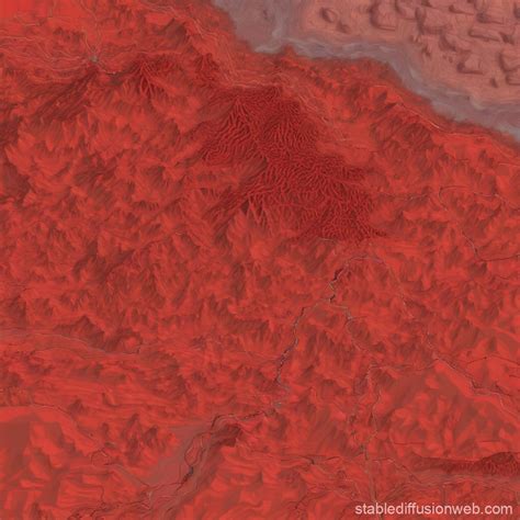 Stable Diffusion Height Map 的图像结果
