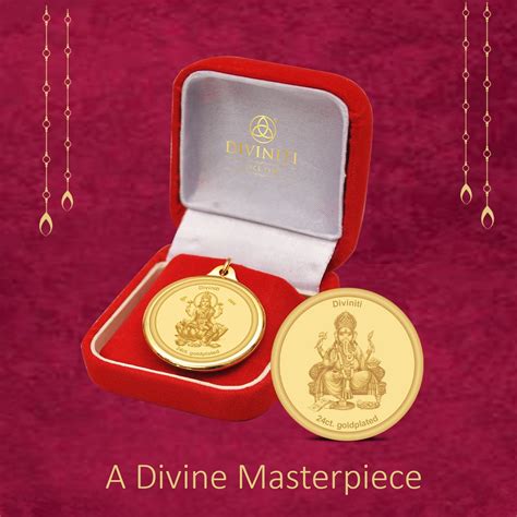 Divine 24K Gold Plated Laxmi Ganesha Pendant – PujaShoppe