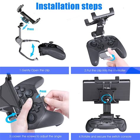 KDD Switch Pro Controller Clip Mount for Nintendo Switch/Switch Lite ...
