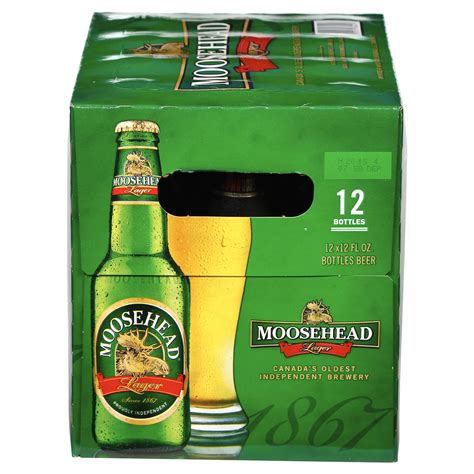 Moosehead Lager Beer - 12pk/12 fl oz Bottles 12 ct; 12 fl oz | Shipt