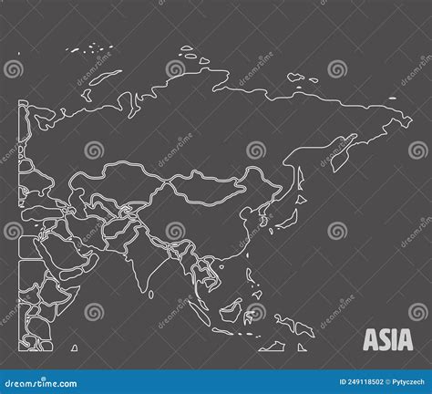 Simple Map Asia Continent 的图像结果