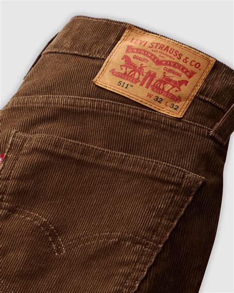511™ Slim Corduroy Jeans - Brown | Levi's® GB