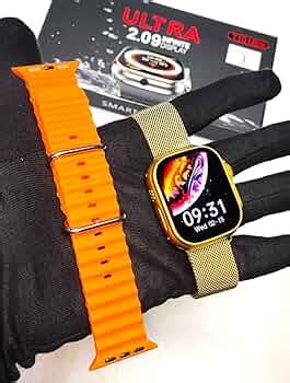 Amera T10 Ultra Smartwatch 2.09" inch Big Display Sleek Design Metal ...