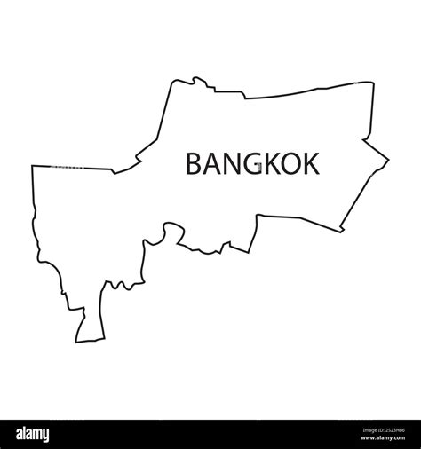 Map of Bangkok vector illustration design Stock Vector Image & Art - Alamy