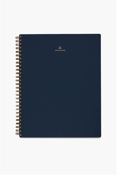 Oxford Blue Lined Notebook | APPOINTED