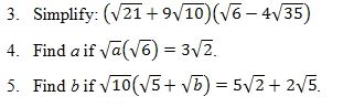 Image result for Multiply Radicals Math Questions