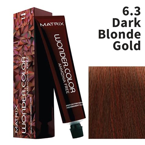 Matrix Wonder Color 6.3 Dark Blonde With Gold