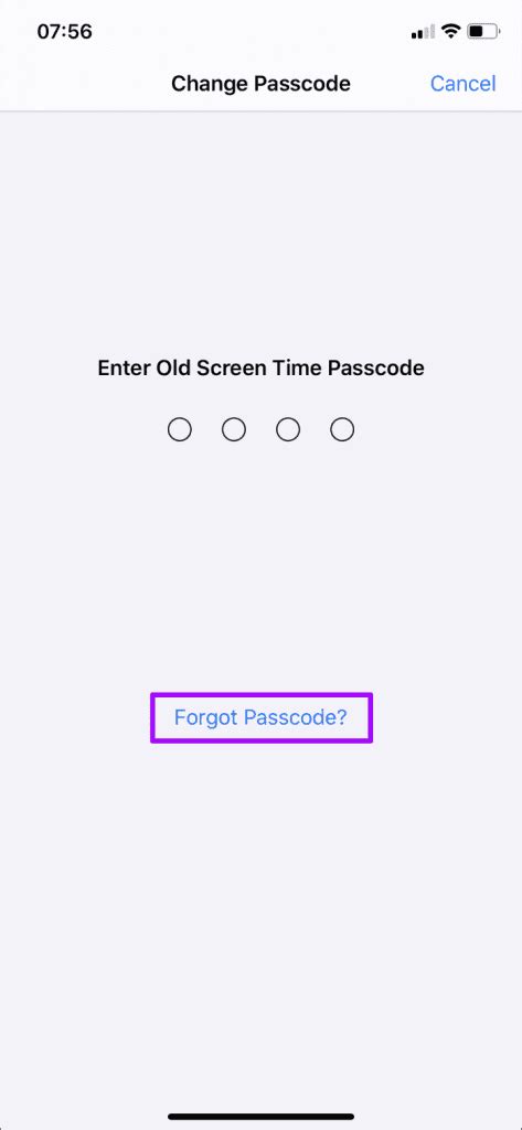 Image result for Forgotten Screen Time Passcode iPhone