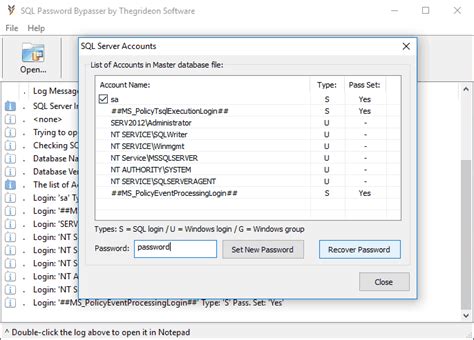 Image result for SQL Password Finder