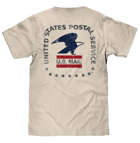 USPS United States Postal Service Mail Eagle T-Shirt - Cream – Tee Luv