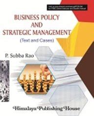 Amazon.in: Buy Business Policy And Strategic Management Book Online at ...