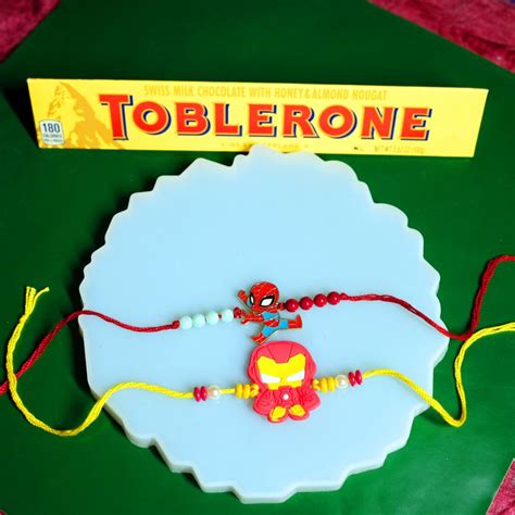 Send Heroic Duo Toblerone Rakhi Online