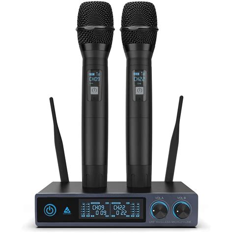 Audio Array Dual Channel Handheld Dynamic Wireless Microphone for ...