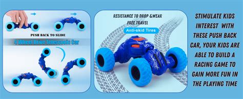 GRAPHENE Pull Back Friction Powered Monster Car Truck Telescopic DTX ...