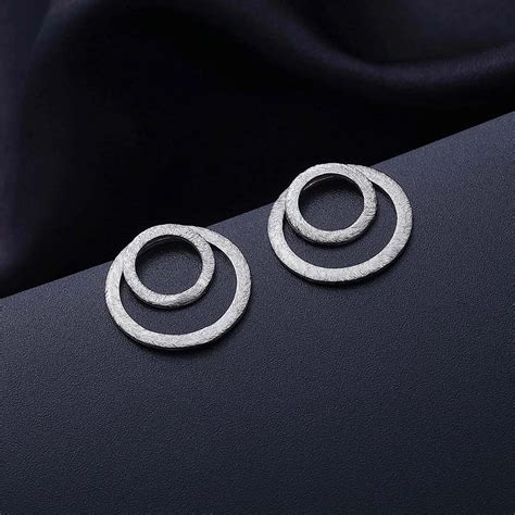 Circle of Life Silver Earrings - Versatile Double Delight