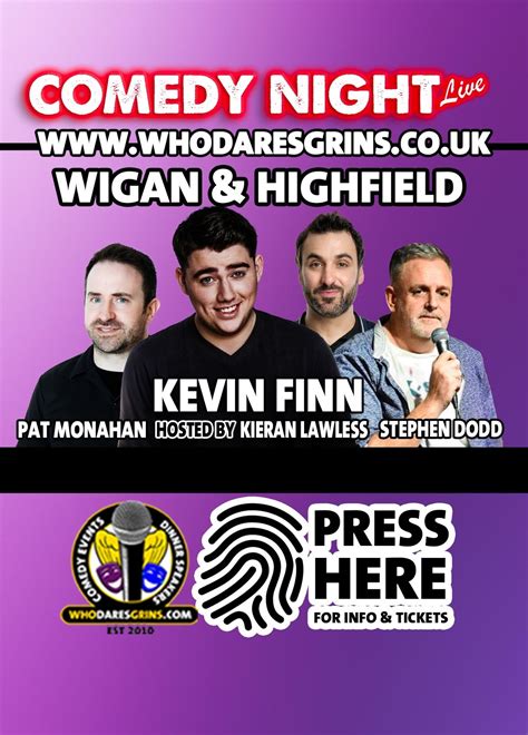 Comedy Night Live with Headliner Kevin Finn , Highfield Community Hall ...