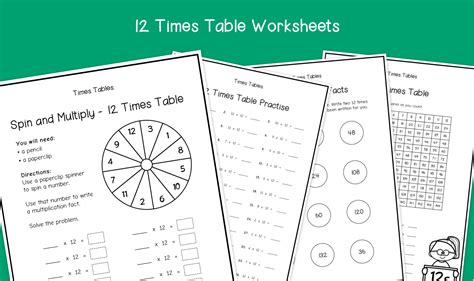 Image result for 12 Times Table Printable Worksheet
