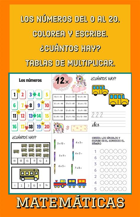 Buy COLOREA Y TRAZADO. ESCRIBE LOS NÚMEROS. ¿CUÁNTOS HAY? TABLAS DE ...