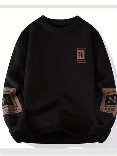 Swebet Vintage Black & White Color Block Sweater – Retro Knit Unisex P ...