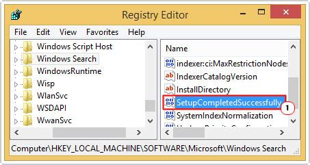 Repairing Windows Search Indexer Problems