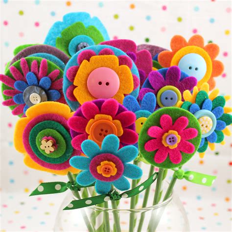 Felt Flower Crafts at William Deas blog