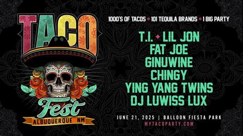 ABQ Taco Fest, Balloon Fiesta Park, Albuquerque, 21 June 2025 | AllEvents